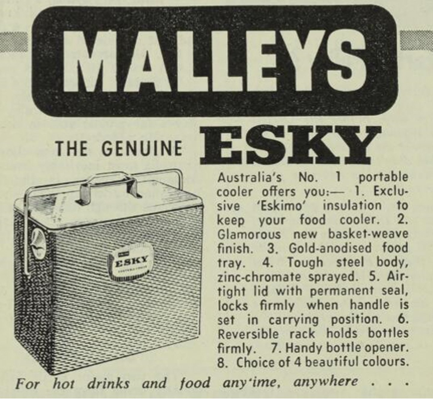 Steel esky hot sale