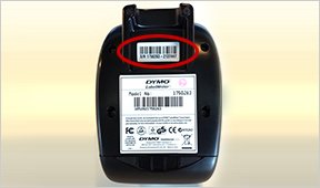 How to find the Serial Number of my DYMO device?