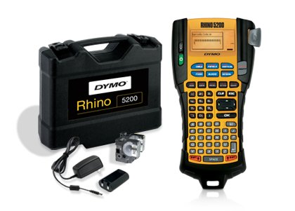  Etiquetadora industrial RHINO 5200 de DYMO, Amarillo/Negro :  Todo lo demás