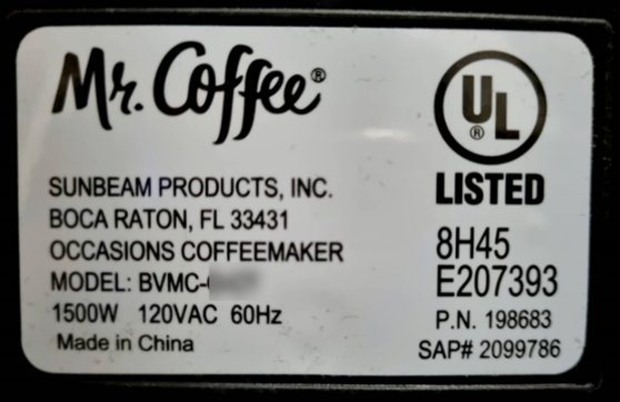 User manual Mr. Coffee 5-Cup (English - 16 pages)