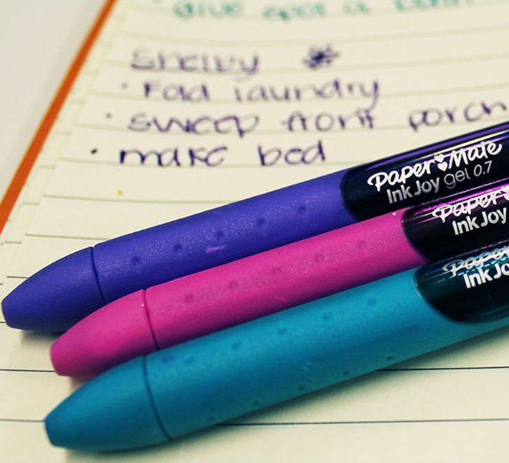 Assorted Ink Joy pens