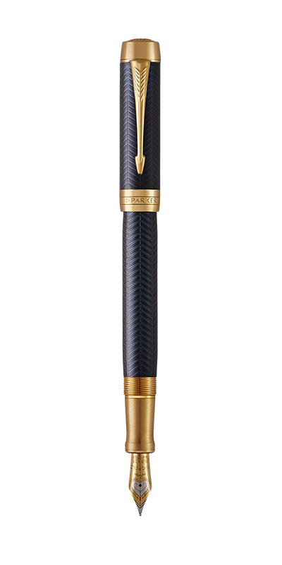 5 Parker Black Medium Pt Ballpoint Pen Refills Duofold ClassicMade In Usa New * 