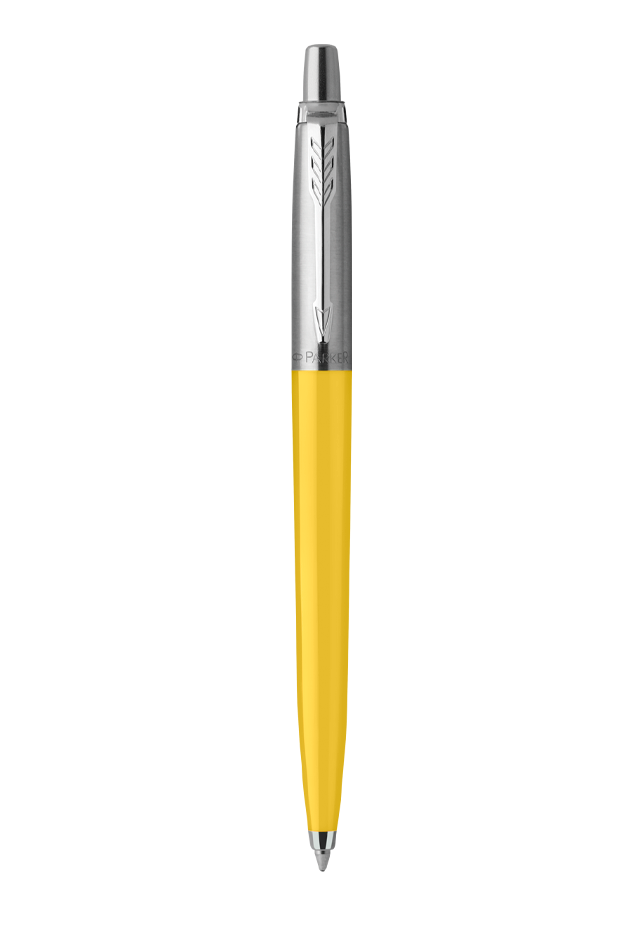 Parker Jotter Stainless Steel Ballpoint Pen Med Pt  Made In France New In Box 
