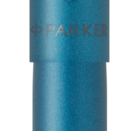 2159745:Parker stylo plume Vector XL, moyenne, en boîte-cadeau, Silver blue  (argent/bleu)