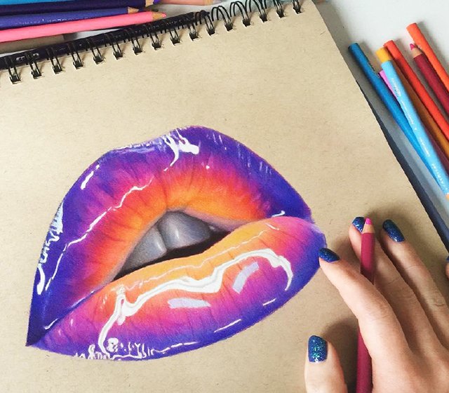 How I use colored pencils for sketching