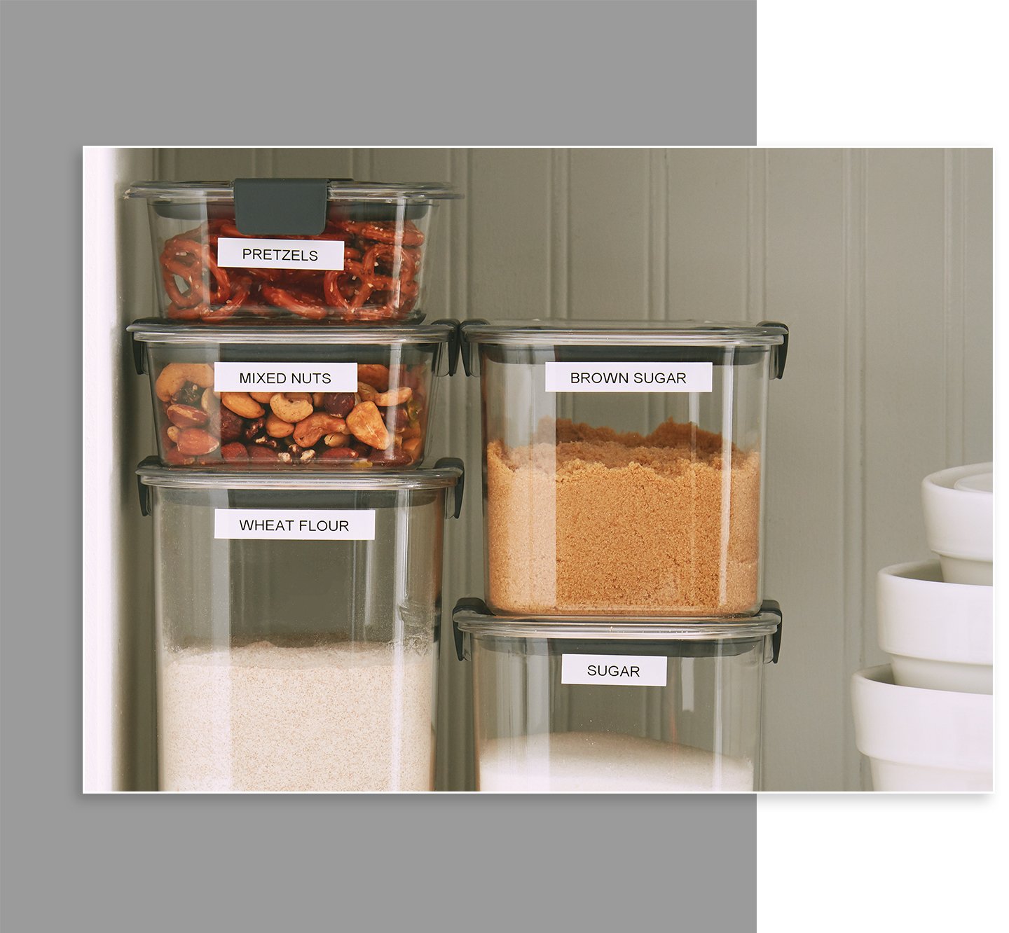 rubbermaid 20 piece pantry set