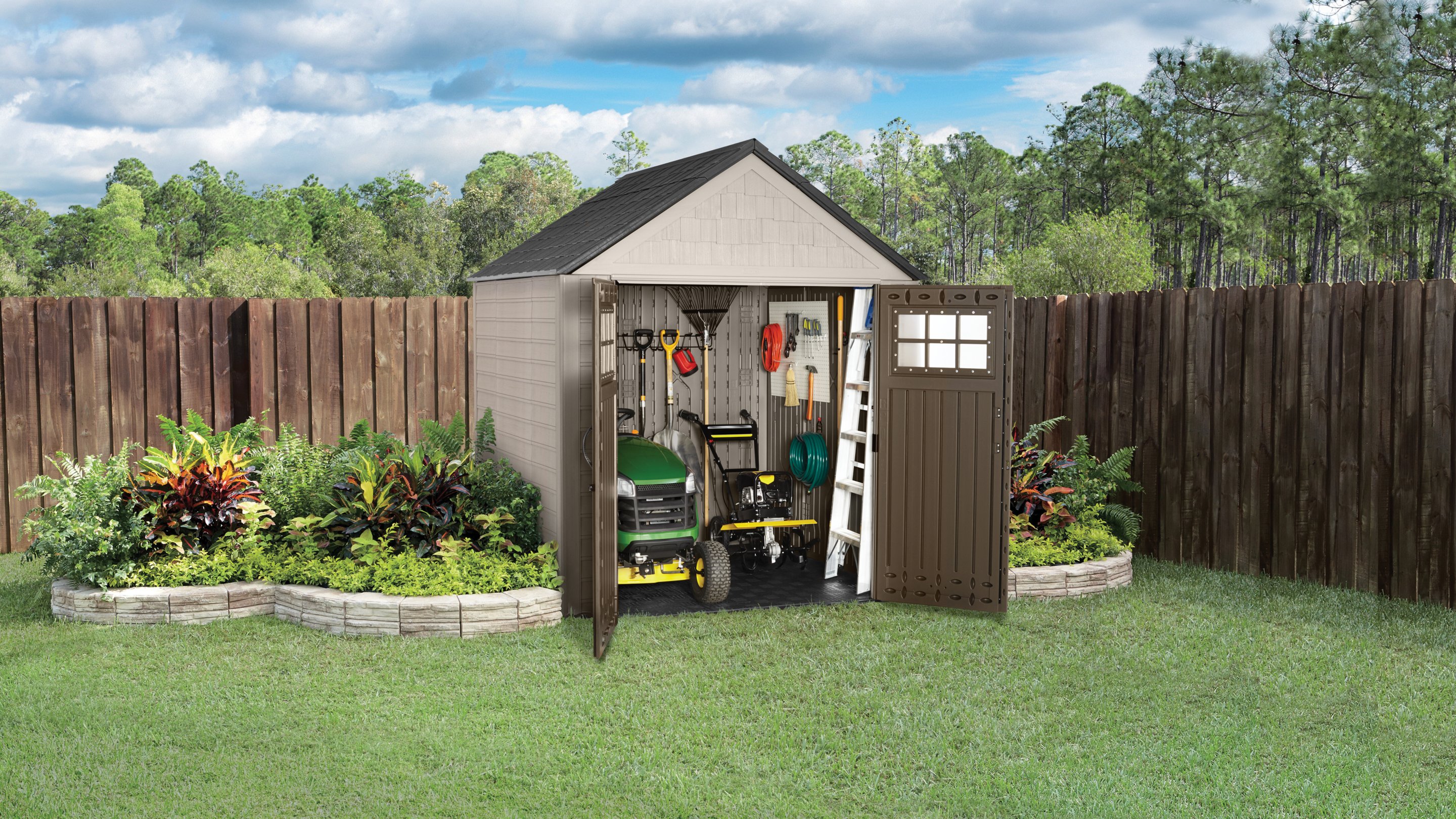 Roughneck® Sheds - Customizable Outdoor Storage | Rubbermaid