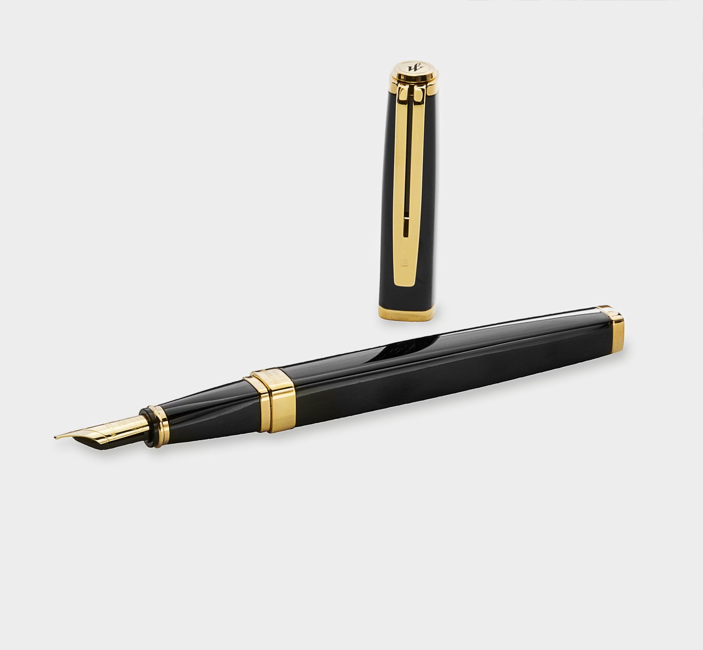 廃番 WATERMAN exception ボールペン ブラック 四角軸 - 筆記具