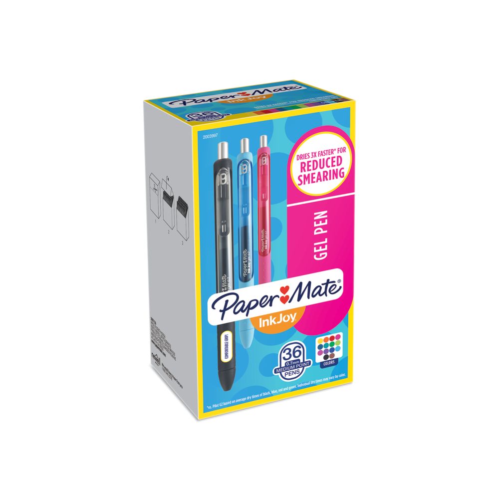 Achetez PAPERMATE Stylo bille Gel Inkjoy pointe moyenne 0,7 mm