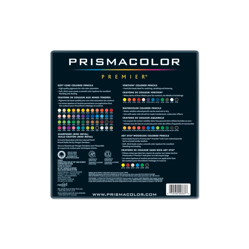Prisma Color Premier Mixied Coloring Set 52-piece