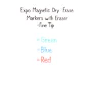 expo magnetic dry markers with erase fine tip color options image number 5