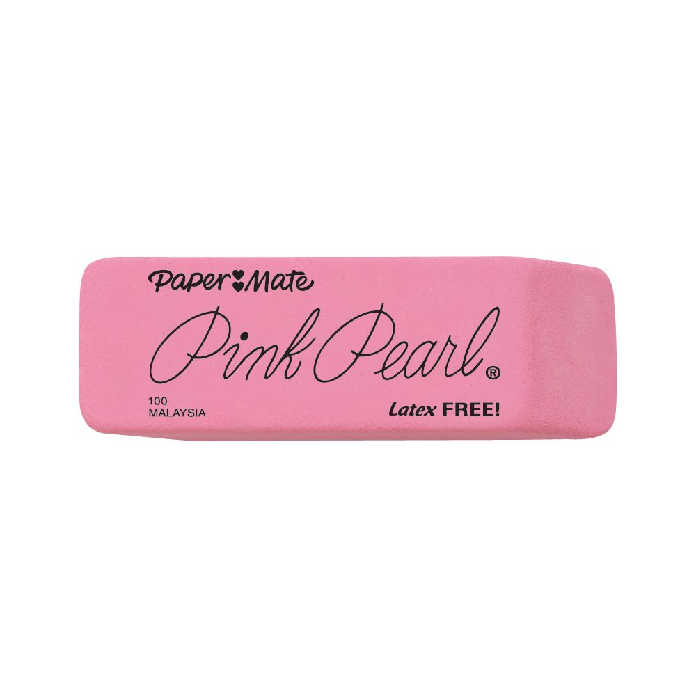 Medium New Pink Pearl Erasers 24 Count 