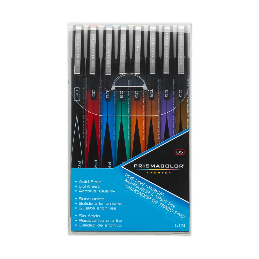 Prismacolor Premier Assorted Black 4 Marker Set