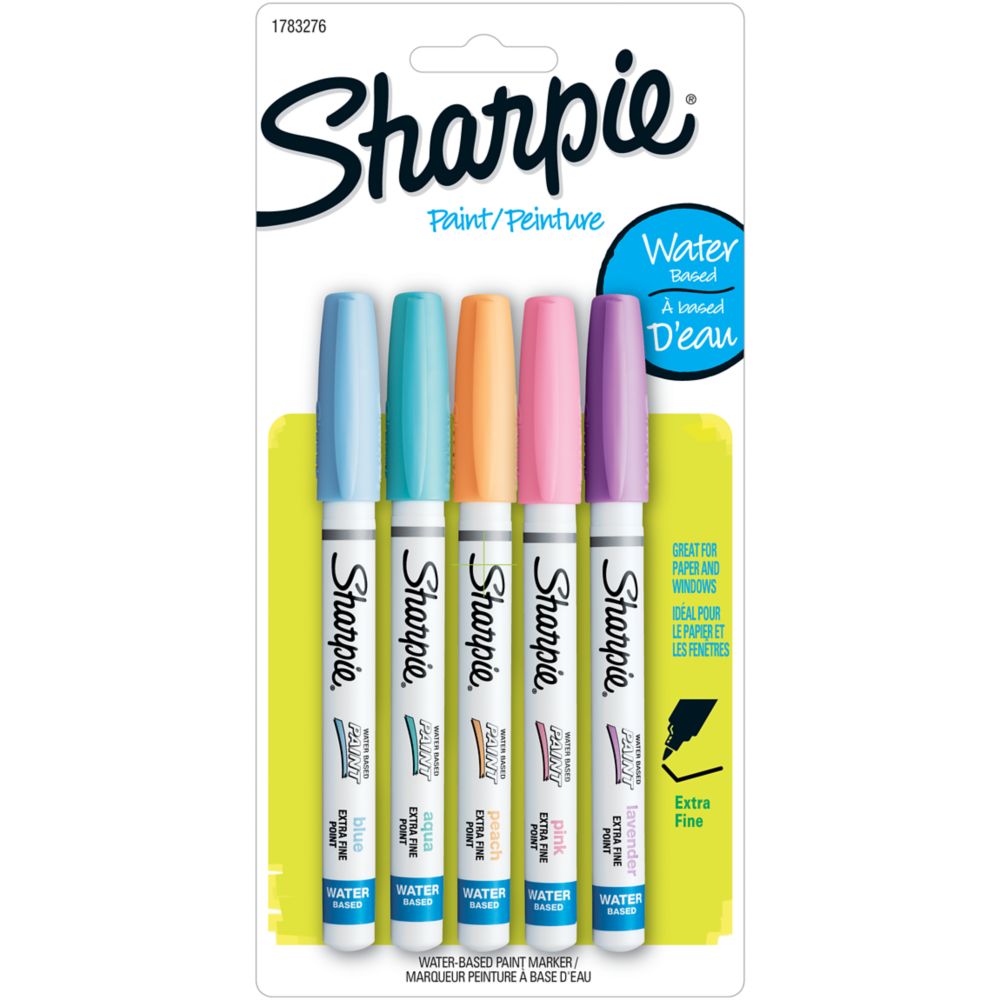 Sharpie WaterBased Paint Markers, ExtraFine Point Sharpie