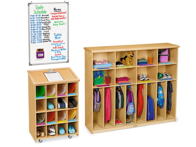 Storage Cubbies for Classroom, Daycare, Playroom and Kid's Bedrooms