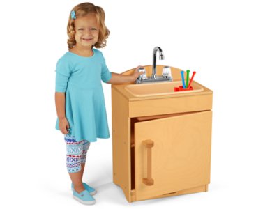Toddler Hardwood Kitchen Sink at Lakeshore Learning