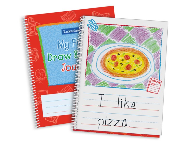 Lakeshore Learning Draw /& Write Journal Set 10 Home School 1//2” Ruling Practice