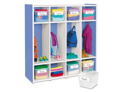 Kids Colors™ Coat Lockers for 8 Blue at Lakeshore Learning