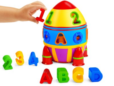 rocket shape sorter