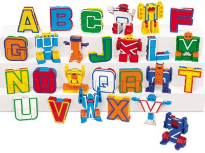 transformers alphabet letters