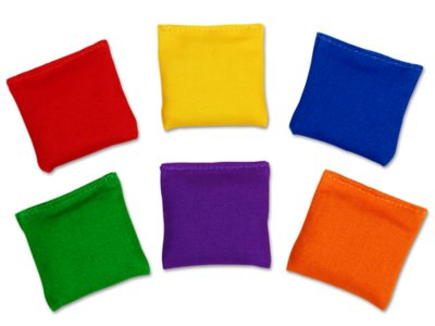 Soft & Safe Beanbags Set of 6 at Lakeshore Learning