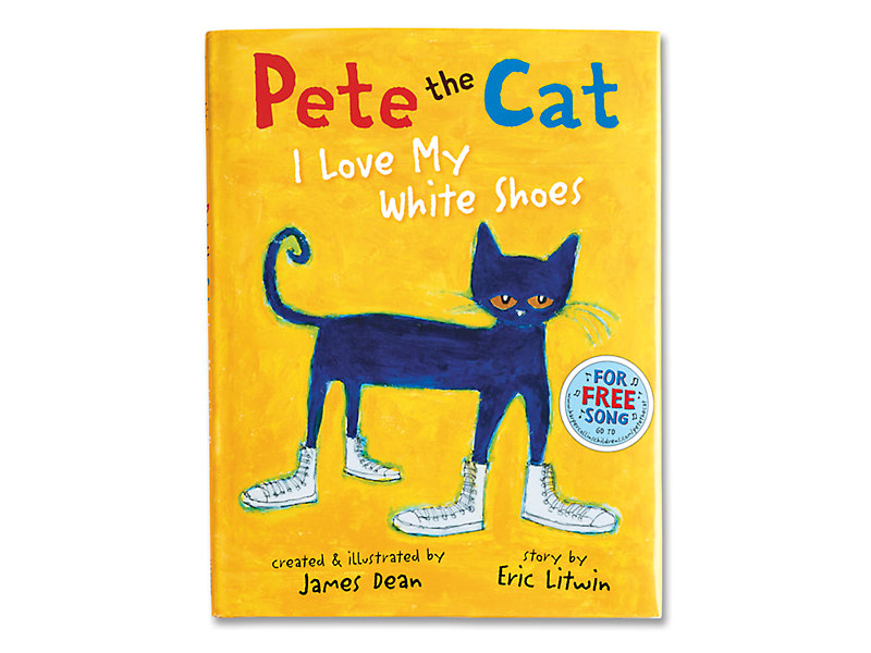 Pete the Cat I Love My White Shoes Hardcover Book at