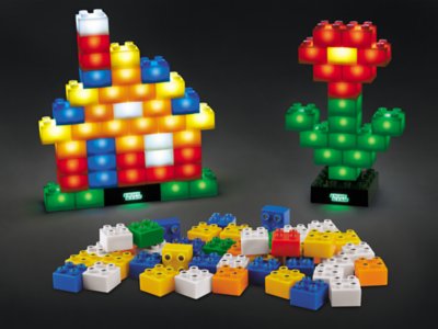 light up building toys