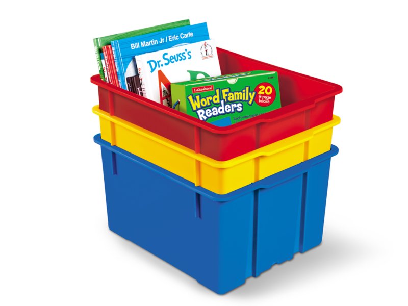 Neon Heavy-Duty Storage Box at Lakeshore Learning