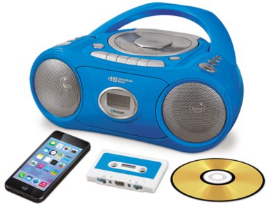 CD \u0026 Cassette Player with BLUETOOTH® at 