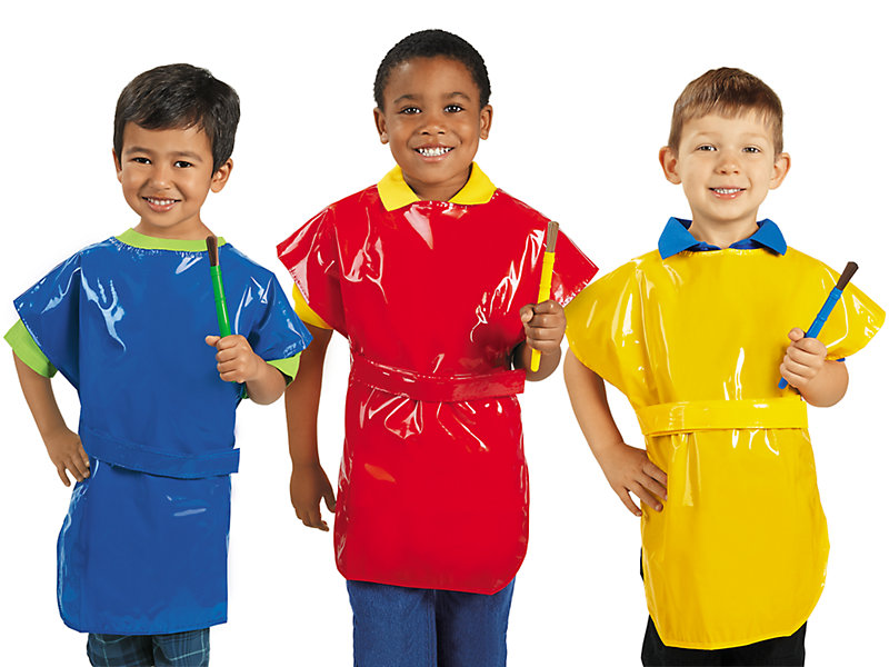 Super Lightweight Adjustable Vinyl Paint Apron At Lakeshore Learning