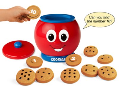 count and learn cookie jar