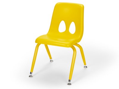 Classic Stacking Chair 13 1/2" Yellow at Lakeshore Learning