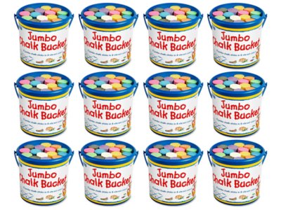Jumbo Chalk Bucket Set of 12 at Lakeshore Learning