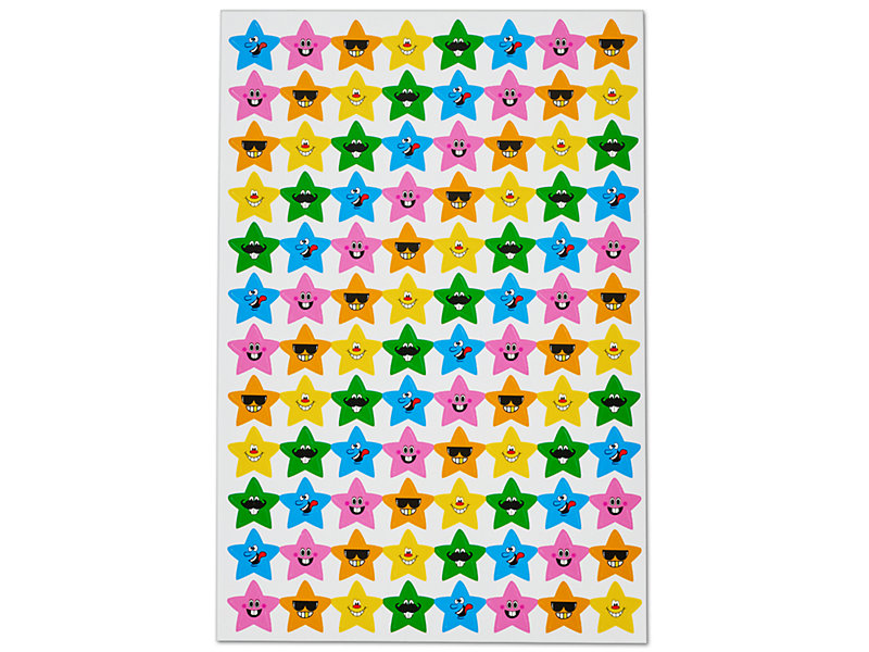 4320 Pack 40 Sheets Tiny Star Stickers, 0.3 Diameter Reward  Stickers for Kids, Children, Face, Small Foil Star Stickers for Reward  Chart (4320 Pack, Multicolor) : Office Products