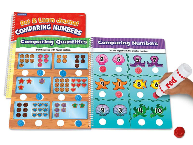 Dot & Learn! Comparing Numbers Journal at Lakeshore Learning