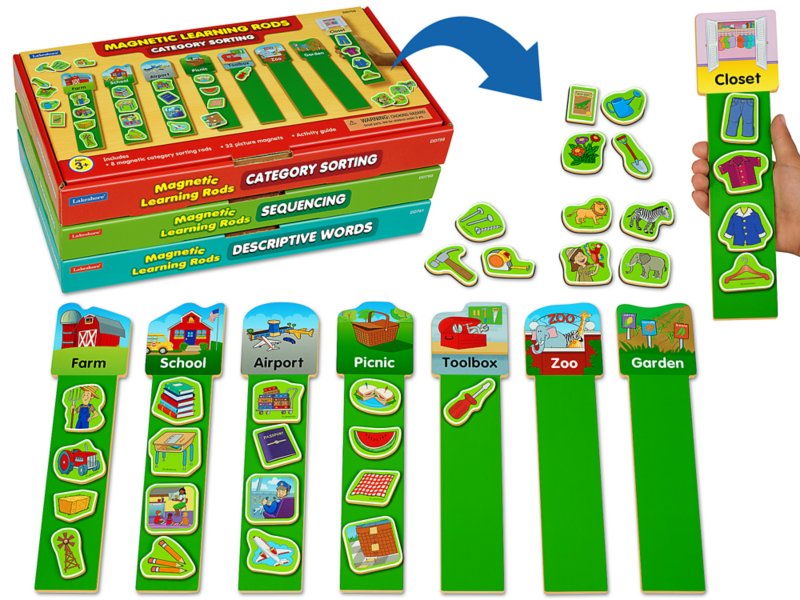 Magnetic Language Rods Complete Set At Lakeshore Learning