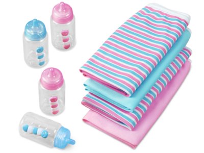 baby doll bottles and accessories