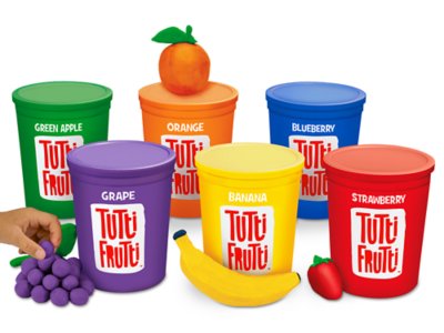 tutti frutti playdough