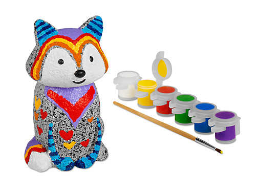 Paint-Your-Own Rock Pal - Fox at Lakeshore Learning