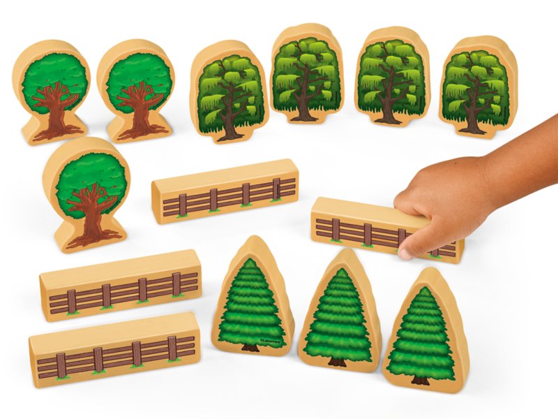 Tree Blocks Baby Blocks Bark-less Set - 12 Pieces – Bean Tree Baby