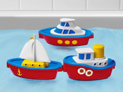 magnetic boats in the tub