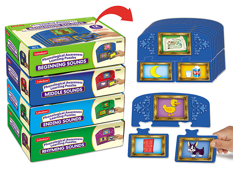 Phonological Awareness Learning Puzzles - Complete Set at Lakeshore ...