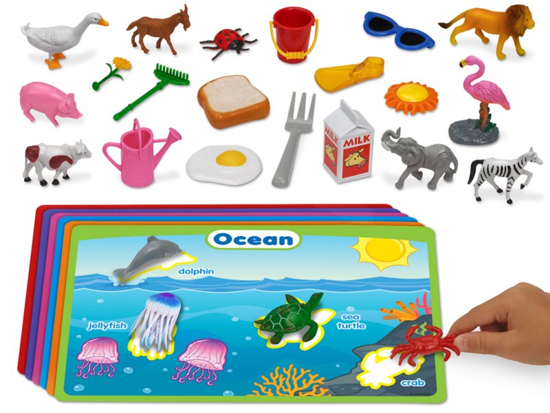 Mini Animals Preschool /& Kindergarten Matching Activity w// Miniatures speech