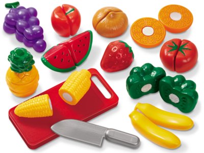 plastic play fruit