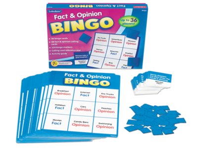 Fact&nbsp;& Opinion Bingo