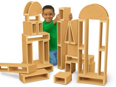 hollow wooden blocks for preschool