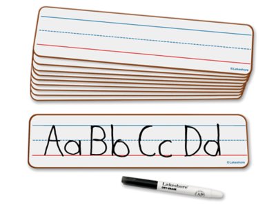 Single Line Write & Wipe Board Set of 10 at Lakeshore Learning