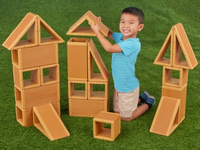 outdoor blocks for toddlers