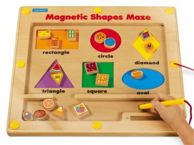 magnetic shape puzzle