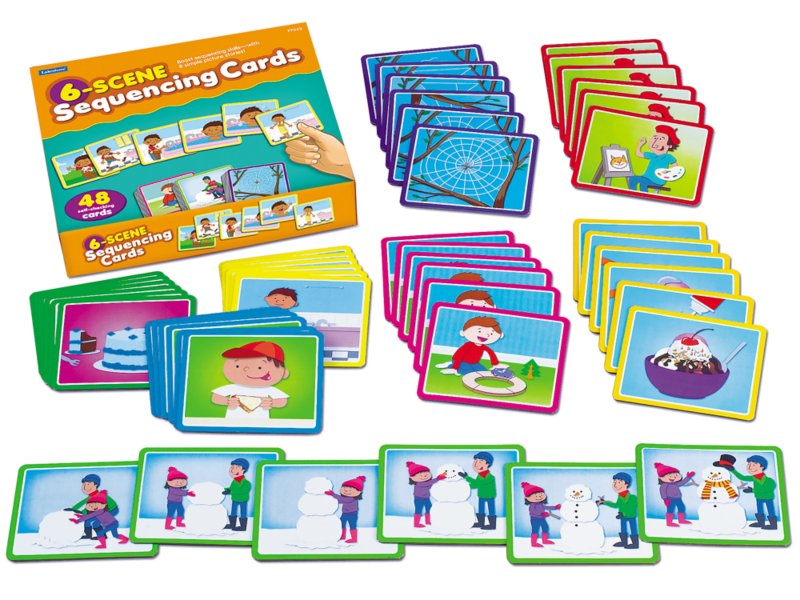 6 Scene Sequencing Cards At Lakeshore Learning